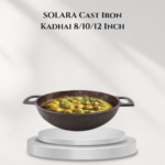Solara Cast Iron Kadhai 8/10/12 Inch