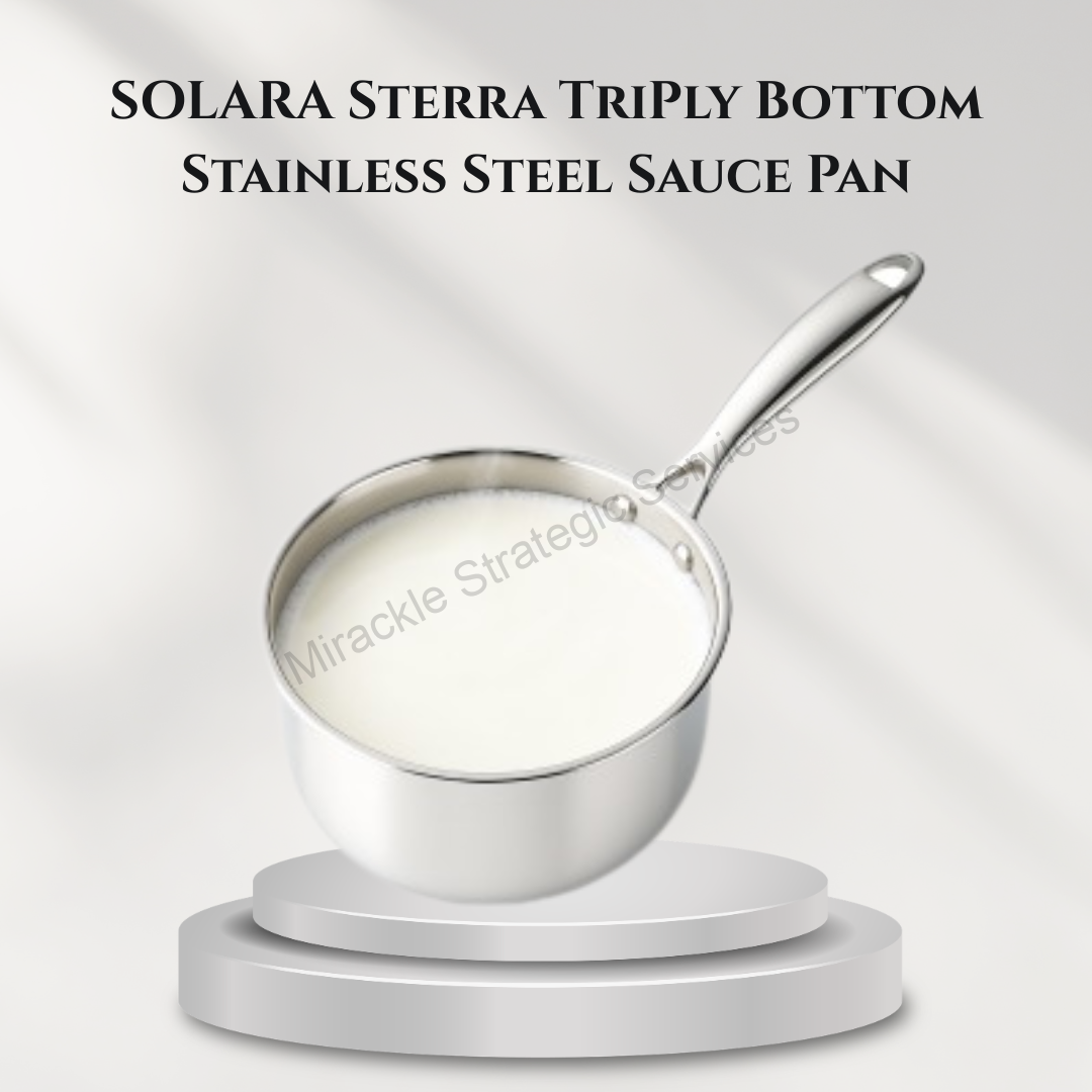 Solara Sterra TriPly Bottom Stainless Steel Sauce Pan