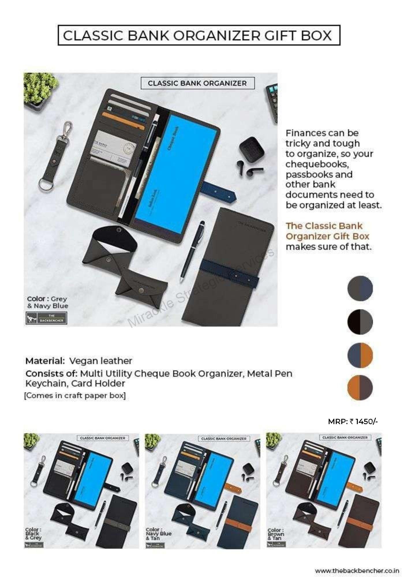 The backbencher Classic Bank Organizer Gift Box - Image 2